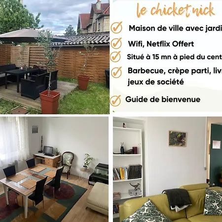 Chicethnik! Maison De Ville, 3 Chambres, 6 Places. Дом отдыха *