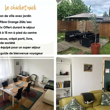 Chicethnik! Maison De Ville, 3 Chambres, 6 Places. *